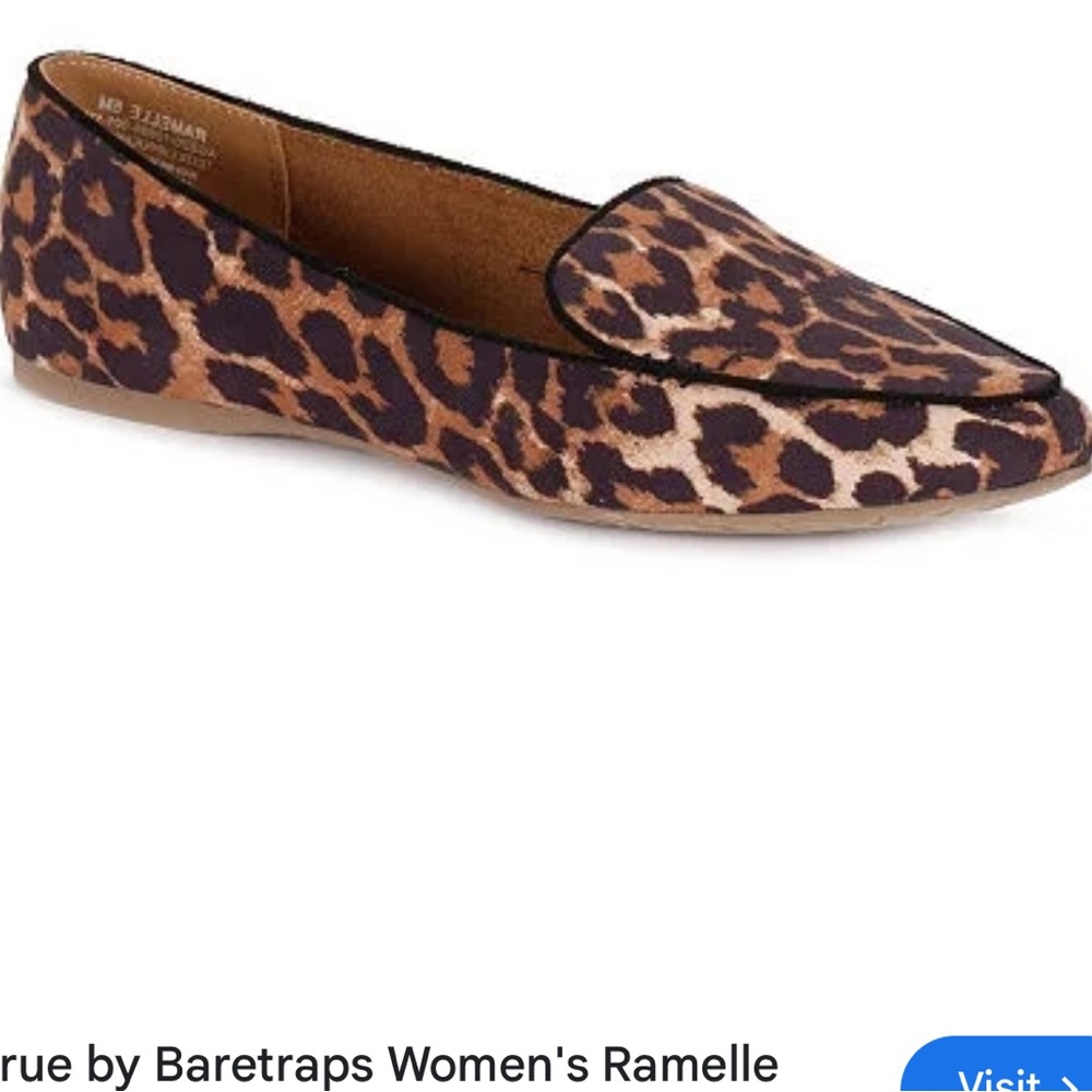 NWT BareTraps Brown and Black Flats Sleek Slip-On Loafers